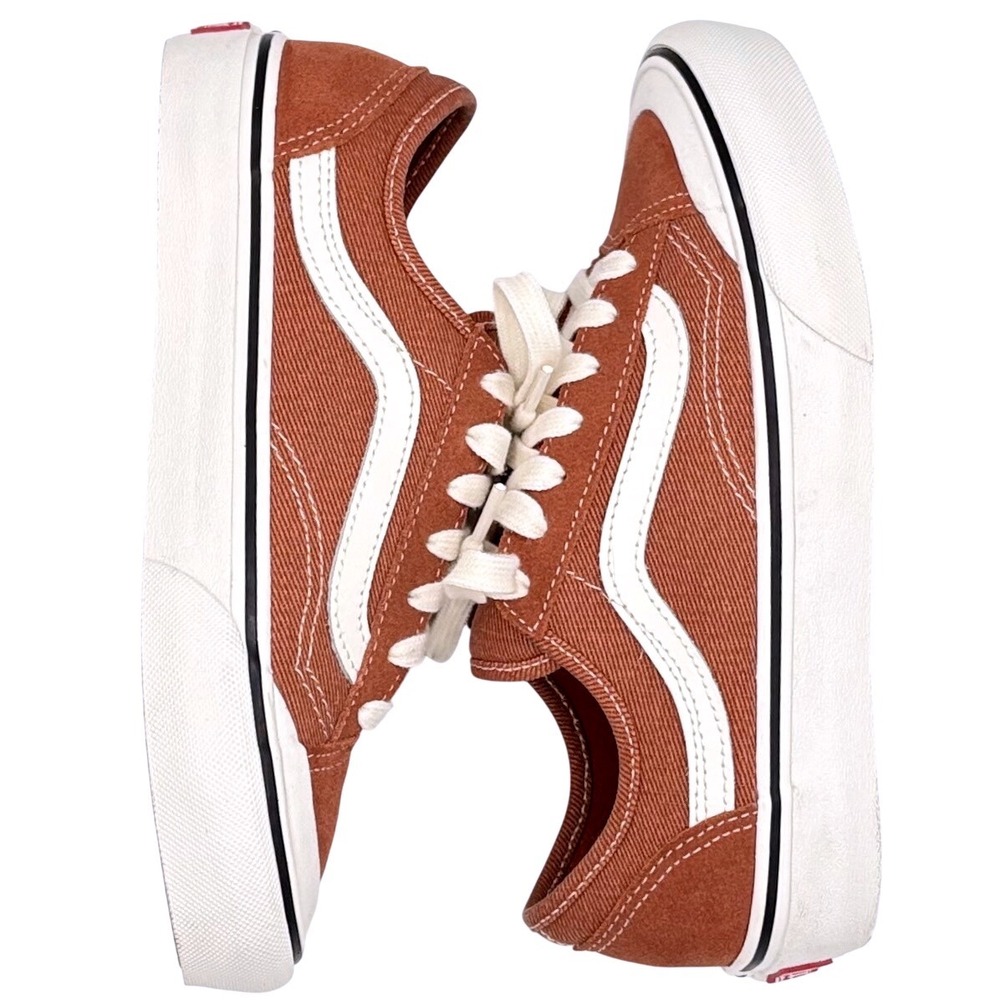 Vans Style 36 Burnt Orange Rust Canvas Suede UltraCush Sneakers Womens 6 Men 4.5 - Picture 6 of 8